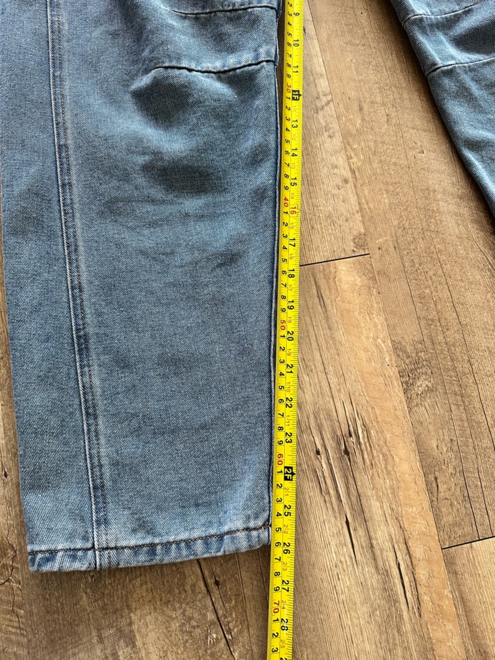 High-Rise baby barrel Leg Jeans in Faded Blue - Picture 9 of 9